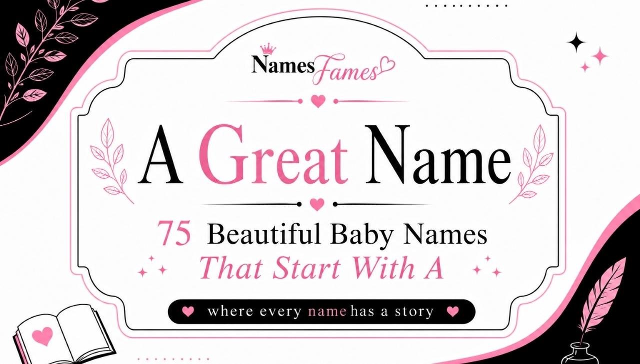 A Great Name – 75 beautiful baby names that start with A