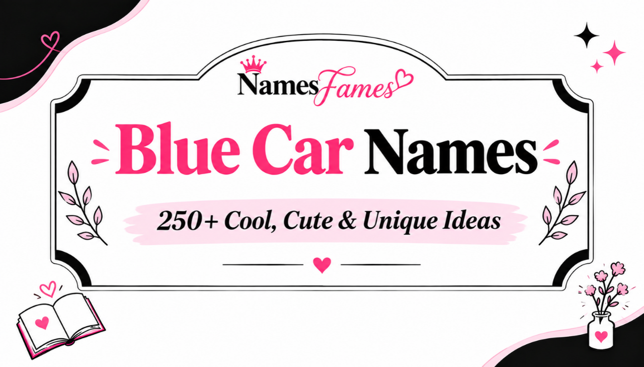 Blue Car Names: 250+ Cool, Cute & Unique Ideas