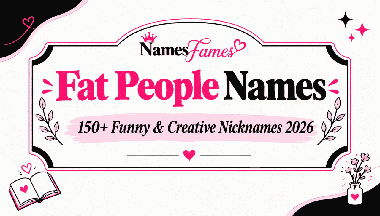 Fat People Names: 150+ Funny & Creative Nicknames