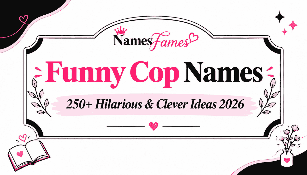 Funny Cop Names: 250+ Hilarious & Clever Ideas