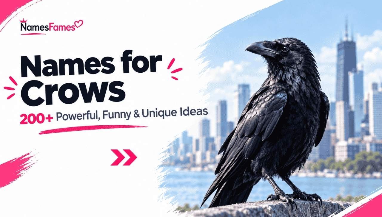 Names for Crows: 200+ Powerful, Funny & Unique Ideas