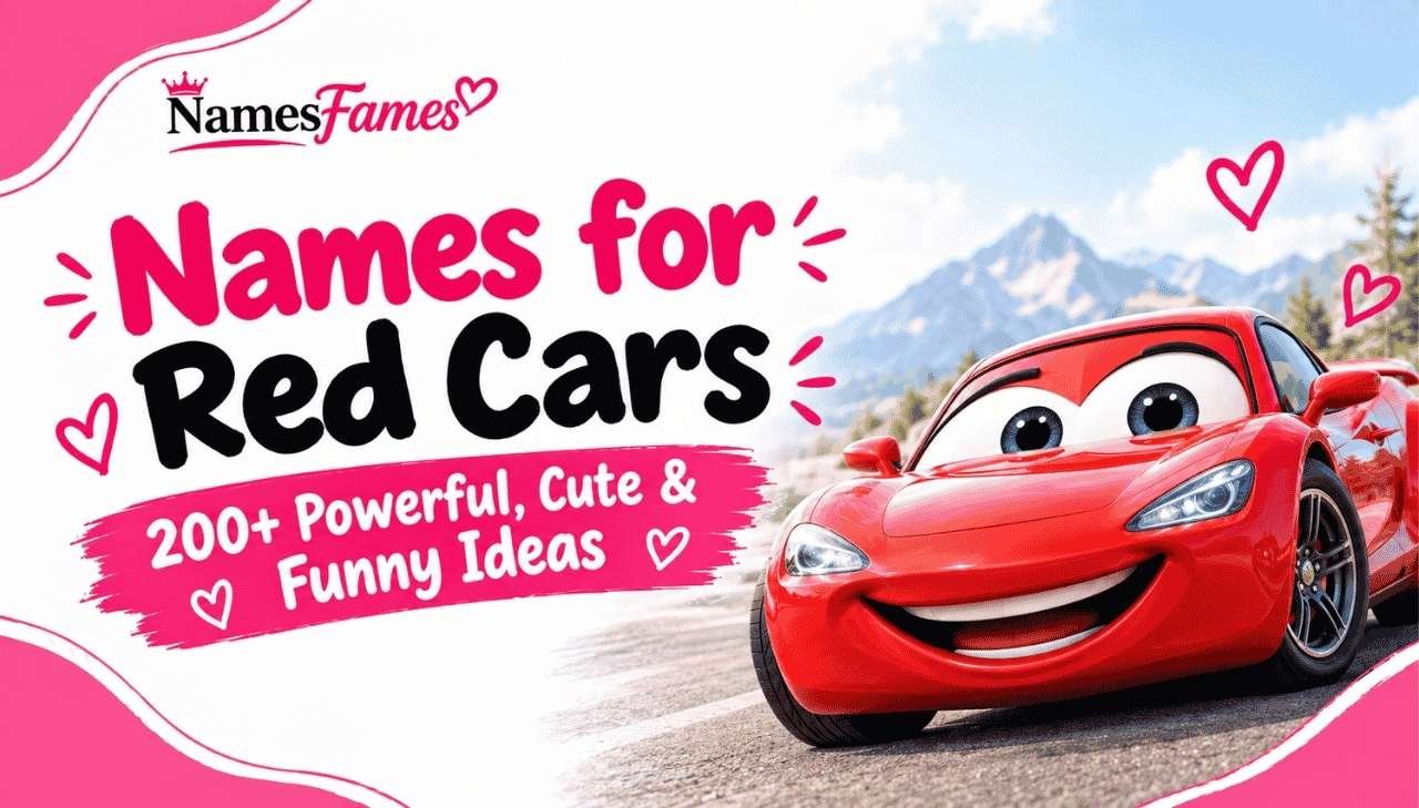 Names for Red Cars: 200+ Powerful, Cute & Funny Ideas