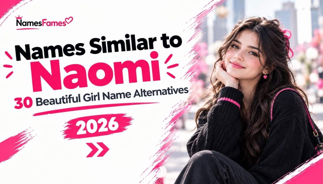 30 beautiful girl names similar to Naomi