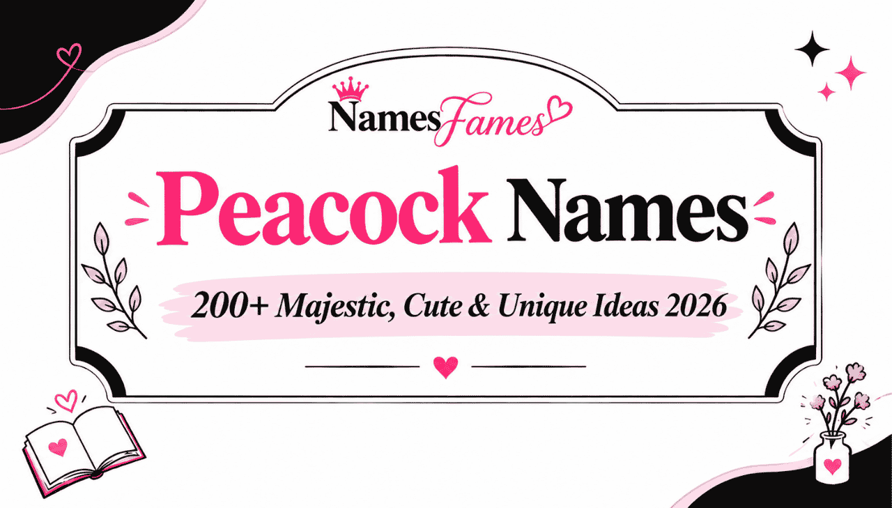 Peacock Names: 200+ Majestic, Cute & Unique Ideas
