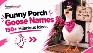 Funny Porch Goose Names: 150+ Hilarious Ideas